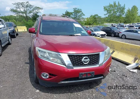 2013 Nissan Pathfinder Platinum из США, поврежденный, VIN 5N1AR2MM2DC642397